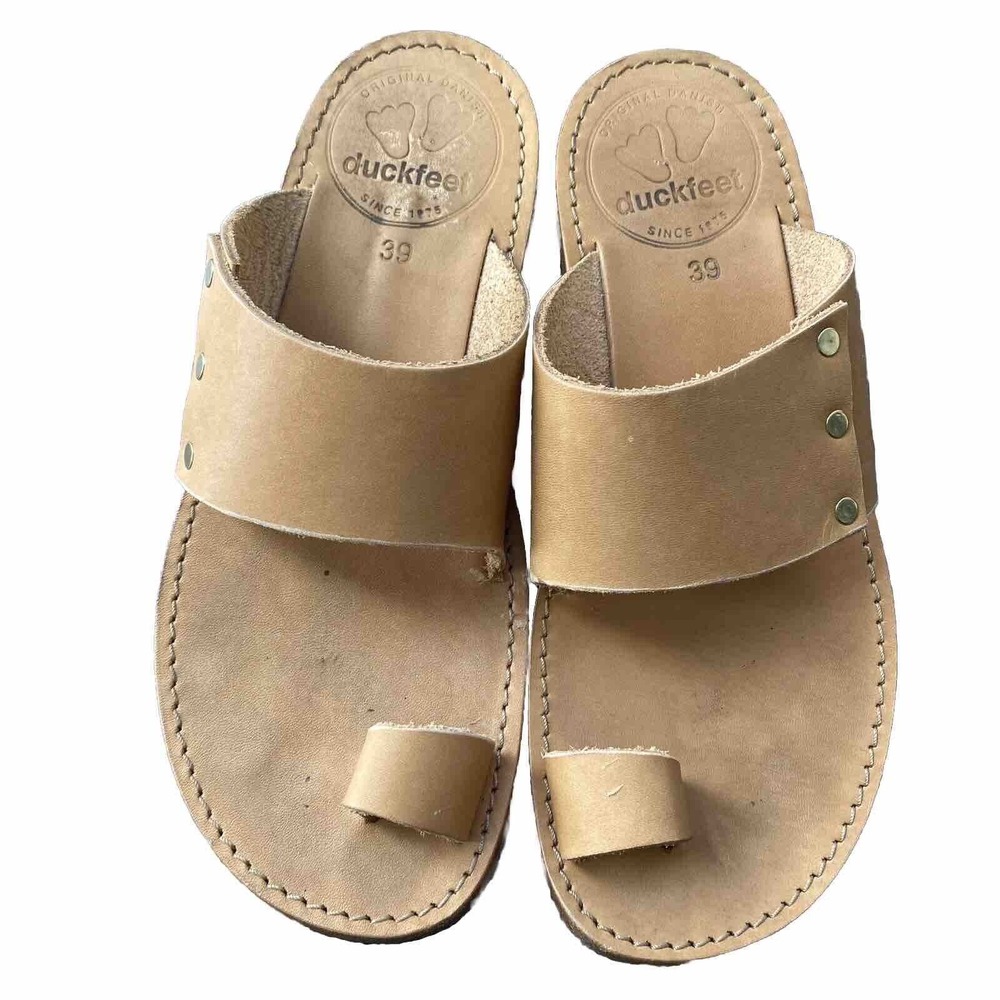 Duckfeet Sandals Size 39 Tan